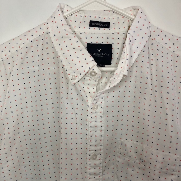 American Eagle Seriously Soft Button Down - Picture 2 of 7